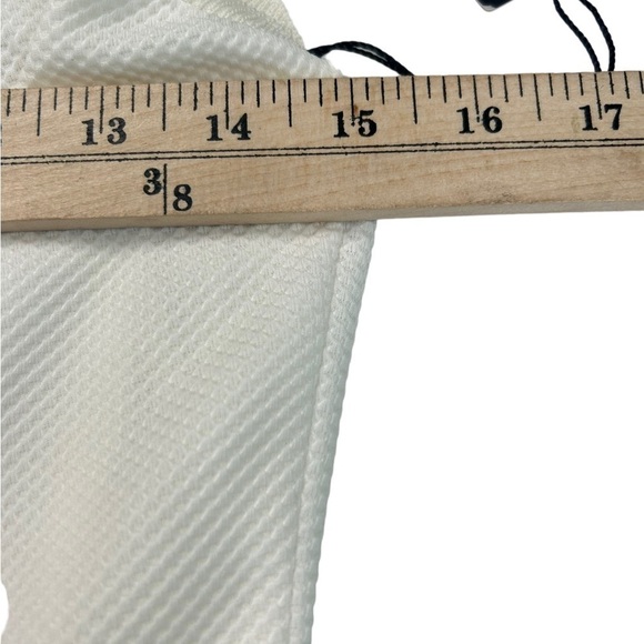 NWT Tommy Hilfiger Ivory Cream Scalloped Pique Fit & Flare Dress 6 - Picture 6 of 14